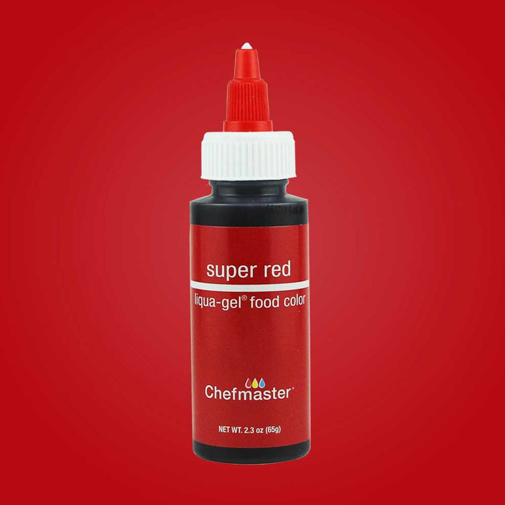 Chefmaster Super Red Liqua-Gel | Brenda's Cakes Supply