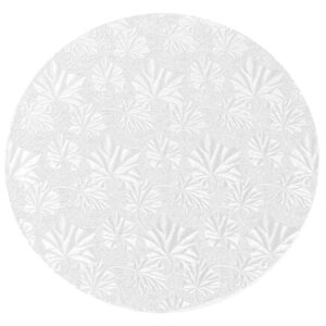 Round Silver Foil Cake Board | Brenda's Cakes Supply
