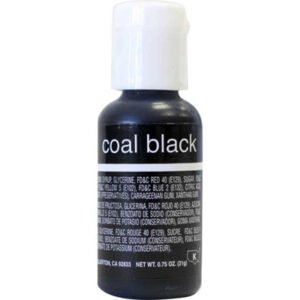 Chefmaster Coal Black Liqua-Gel, .75 oz.