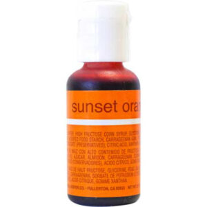 Chefmaster Sunset Orange Liqua-Gel, .75 oz.