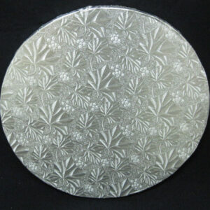 Round silver Foil Cake Board 10"  1/4"