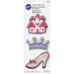 3 Piece Princess Cookie Cutter Set