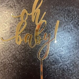 cakes topper "oh baby"